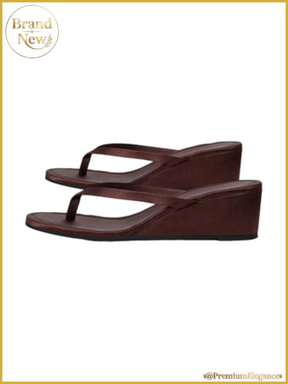 Women's Wedge Sandals Open Toe Slip On Thong Platform Flip Flops